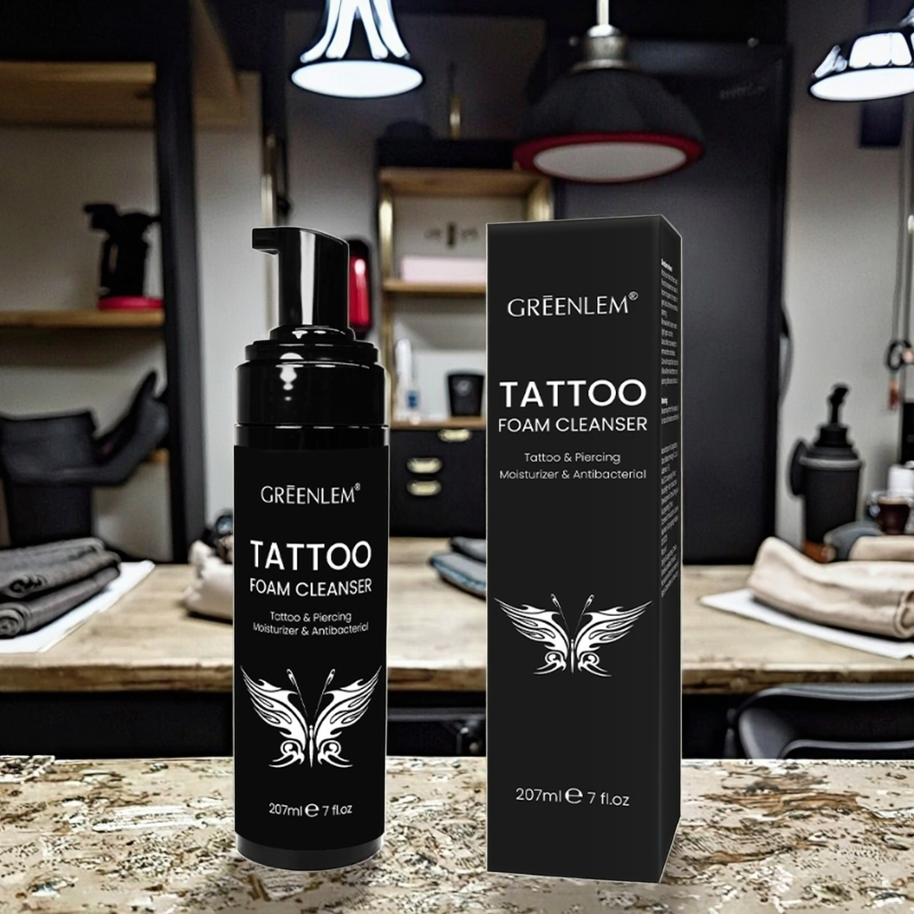 OEM Tattoo Aftercare Products Foaming Skin Cleanser Custom Logo for Tattoo Parlor Wholesale(pic2)