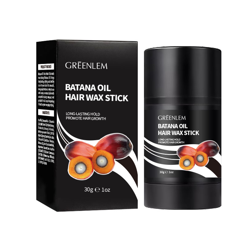 BATANA Organic Curly Hair Wax Stick Styling Natural Wax Batana Oil Shea Butter Jojoba Coconut Oil Strong Hold Shine/Gloss(pic1)