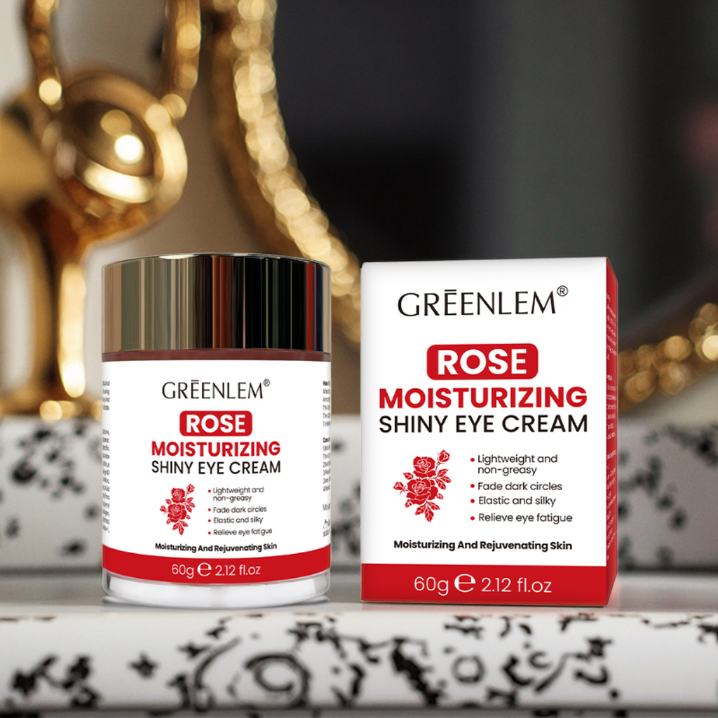Organic Rose Extract Eye Cream for Deep Hydration Moisturizing Eye Area Improves Dullness Targets Dark Circles and Wrinkles(pic3)