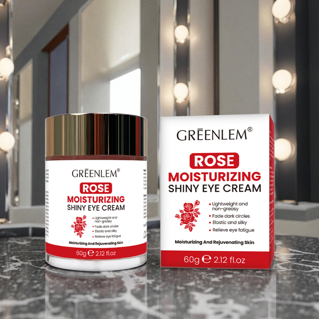 Organic Rose Extract Eye Cream for Deep Hydration Moisturizing Eye Area Improves Dullness Targets Dark Circles and Wrinkles(pic4)