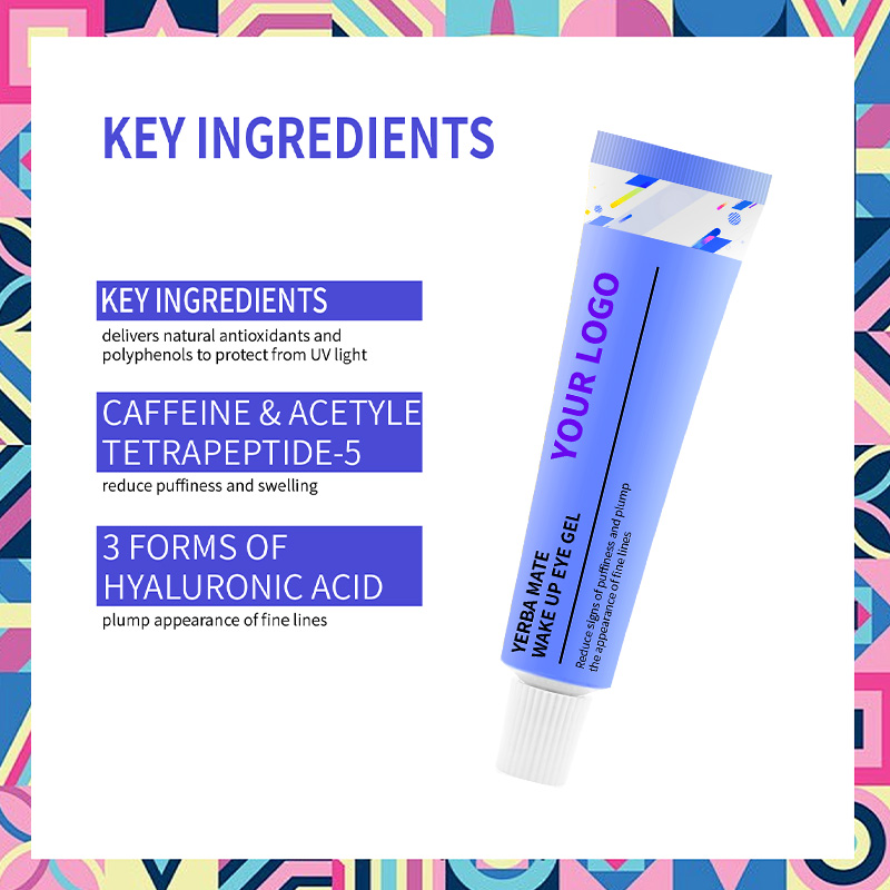 Yerba Mate Wake up Eye Gel With Hyaluronic Acid, Caffeine for Hydrate, Minimize Puffiness, Swelling(pic1)