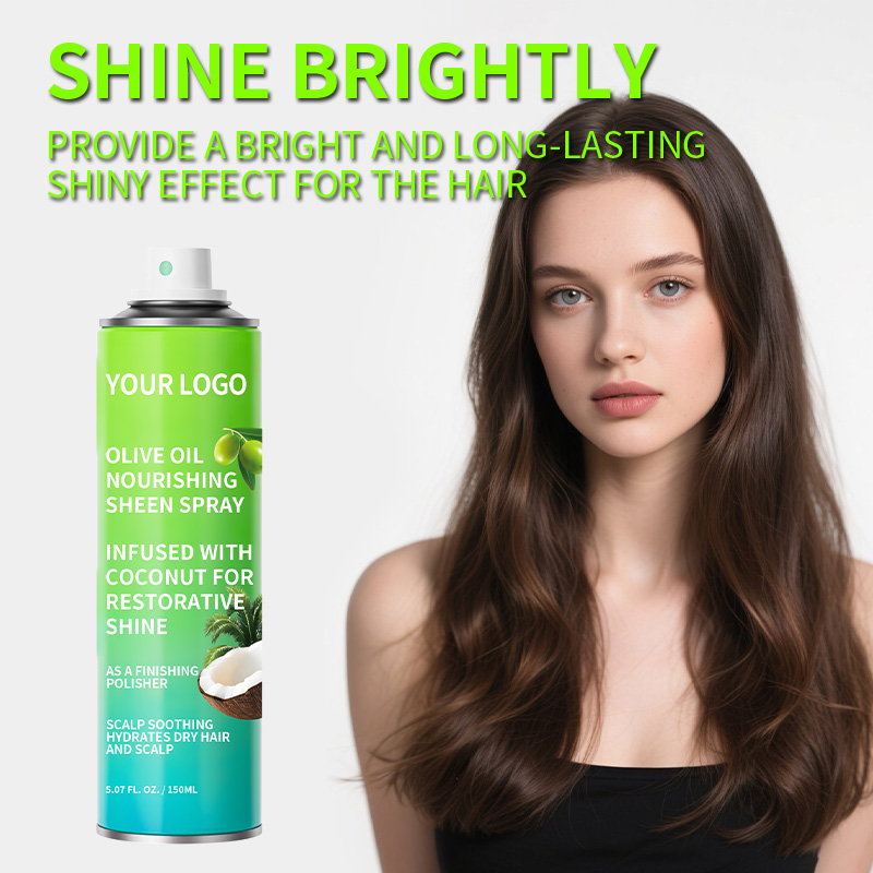 Wholesale Professional Hair Shine Spray, Frizz Control, Long-Lasting Shine for Salons & Retail(pic4)