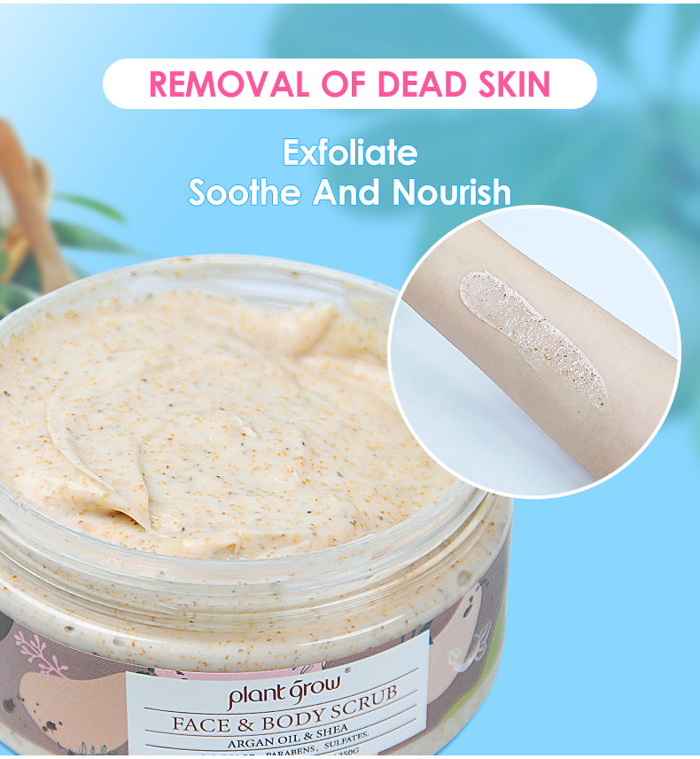 Plant Grow Face&Body Scurb for skin care women and men(pic6)